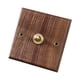 thumbnail image 2 of Placa De Interruptor De Iluminación De Madera, Interruptor De Palanca De Latón De Primera Calidad Para Bar, Cocina Y Oficina, 2 of 5