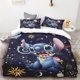 thumbnail image 1 of Duvet Cover Cartoon Anime Stitch Bedding Set Quilt Cover Pillowcase Kids Bed Comfortable Bed Set Twin King Size Child Gift Bed Sheets, 1 of 5