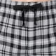 thumbnail image 2 of Pantalón para dormir IZOD de franela tejida para hombre, color gris y negro a cuadros, 2 of 4