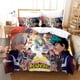 thumbnail image 1 of Nuevo juego de ropa de cama de My Hero Academia (tamaño individual, matrimonial, queen y king) - Figuras de acción de Todoroki, Bakugou y Deku: 1 funda nórdica, 2 fundas de almohada., 1 of 3