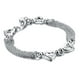thumbnail image 1 of Pulsera Brazalete Plata 925 Corazones Borlas Cadenas plateado Talla única, 1 of 5
