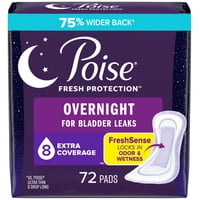 Almohadillas Para Incontinencia Poise 8 Drop Extra Coverage 72 Unidades X2