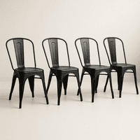 Klik Muebles - Pack De 4 Sillas Tolix Negras