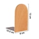 thumbnail image 5 of 2 sujetalibros de madera simples, estanterías gruesas, sujetalibros de madera maciza para estudiantes, cabeza redonda/cabeza cuadrada, 5 of 8