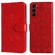 thumbnail image 2 of Funda tipo cartera FOXDOCK para Samsung Galaxy S23 Plus , diseño girasol en relieve, cuero PU, cierre magnético, soporte y tarjetero, 2 of 5