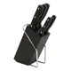 thumbnail image 1 of Set de Cuchillos Juego de Cocina 6 piezas Mango Madera Blade Acero Inoxidable Marca Magefesa, 1 of 8