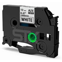 Genérico - Cinta Tze-231 Rotuladora 12Mmx8M Blanca