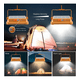 thumbnail image 3 of Luz Solar Portátil Led 100w 10000lm Ip66 Luz Emergencia Naranja Color de la luz Blanco Genérica RZ.W1000W, 3 of 3