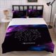 thumbnail image 1 of Gemini Zodiac Symbol Pattern Three-Piece Set Soft And Comfortable Bedding Set, 1 of 5