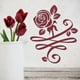 thumbnail image 2 of Decomural Swirl Rose Floral Flower WS-17064, 2 of 2