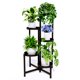 thumbnail image 1 of Soporte para Plantas CADANI de 5 Niveles Plegable Negro de Metal, 1 of 7