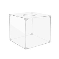 Magideal - Hucha Caja De Ahorros Transparente Contenedor De Dinero Cuadrado De Acrílico Con Diseño Visible Y Minimalista Adecuado Para Niños Y Adultos En Desafí 20 Cm X 20 Cm X 20 Cm