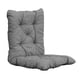 thumbnail image 2 of Cojín Del Sillón Cojín De La Chaise Del Asiento Mecedora Al Aire Libre Suave Copetudo Gris, 2 of 5