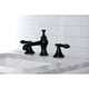 thumbnail image 5 of Grifo Kingston Brass Heirloom para baño generalizado, negro mate, 5 of 9