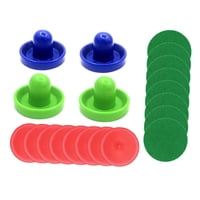 Magideal - 1 Juego De Mini Empujadores De Hockey De Aire Y Discos De Hockey De Aire, Accesorios De Repuesto Para Niños, Paletas De Hockey De Fieltro De 96Mm Para Estilo F