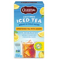 Cerveza Fría Tea Celestial Seasonings, Endulzada Con Limón, 18 Bolsas