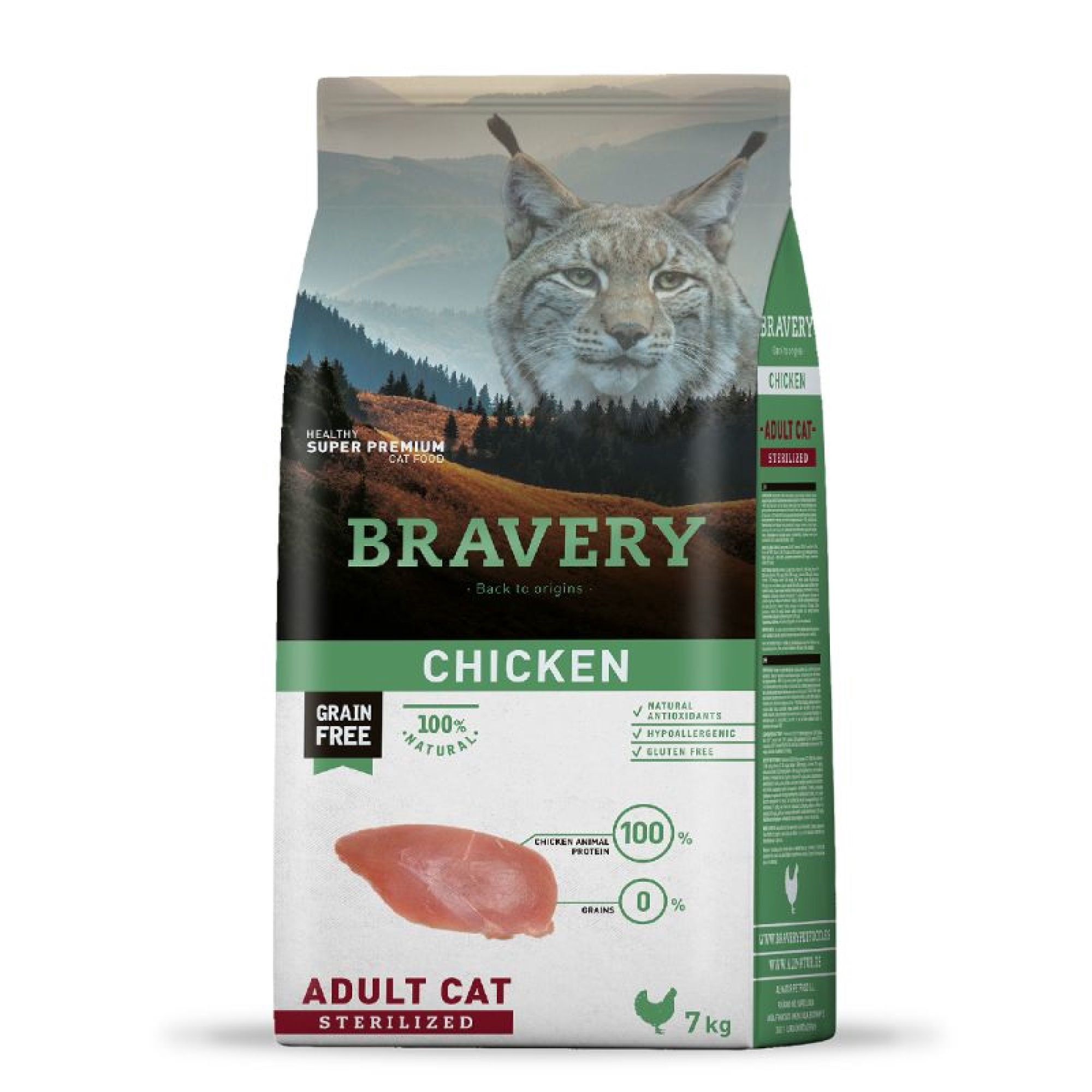 Alimento Super Premium Para Gatos Esterilizados Sabor Pollo 7 kg