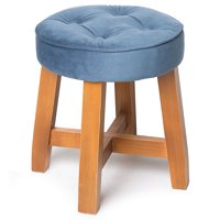 Barra Design - Pouf Puff Spring Felpa Petroleo