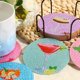 thumbnail image 2 of Posavasos Yanfairy 10 cm Arte de Diamantes – Pack de 8 con Soporte, 2 of 7
