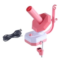 Magideal - Enrollador De Hilo Enrollador De Bolas De Hilo Eléctrico Robusto Fácil De Instalar Enrollador De Hilo Automático Dispensador De Hilo Para Tejedores Ga Rosa