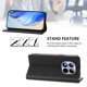thumbnail image 3 of Funda Billetera con Soporte para Xiaomi Redmi Note 15 Pro 5G Bloqueo RFID Plegable Negro, 3 of 6