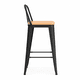 thumbnail image 5 of Pack 4 Pisos De Metal Tolix Asiento Madera, 5 of 8