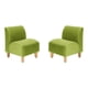 thumbnail image 1 of Set Poltrona Soft 1C Felpa 05 Pistacho, 1 of 5