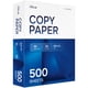 thumbnail image 1 of Papel para impresora Alitte 8.5 x 11, 500 hojas, 92 de blancura, 1 of 6