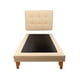 thumbnail image 3 of Cama De Plaza Lino Beige, 3 of 3