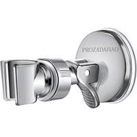 Soporte Para Cabezal De Ducha Prozadahao, Ventosa Ajustable, Plateado