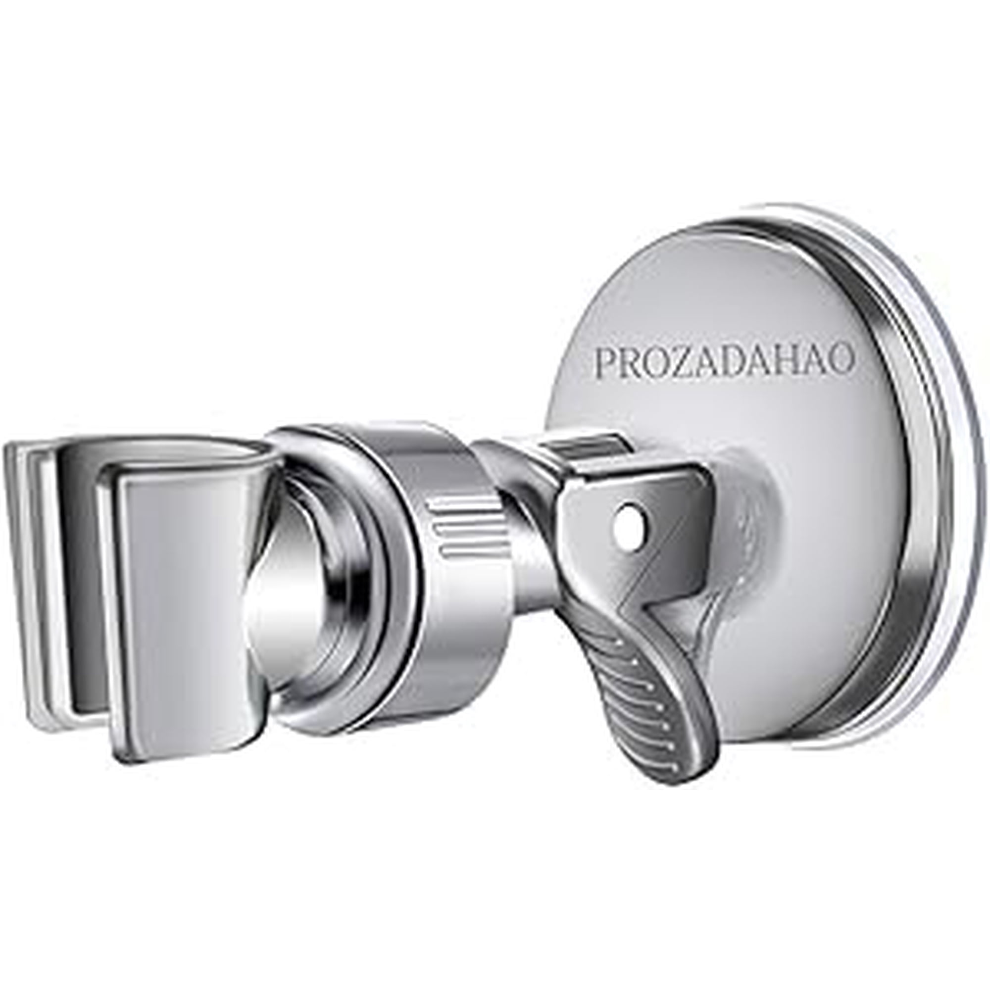 Soporte Para Cabezal De Ducha Prozadahao, Ventosa Ajustable, Plateado