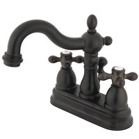Grifo De Lavabo Kingston Brass Heritage, Bronce Frotado Con Aceite