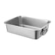 thumbnail image 1 of Bandeja De Arena Para Gatos De Acero Inoxidable, Bandeja De Arena Portátil Para Gatos, Para Conejos Gatitos, 50cm X 35cm X 15cm, 1 of 5