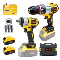 Taladro Inalámbrico Percutor 36V + Llave Impacto Watson