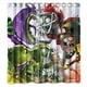 thumbnail image 1 of Cortina de ducha con personajes de Plants vs. Zombies Garden Warfare, juego de cortina de baño con ganchos, tamaño 60 x 72 pulgadas, 1 of 3