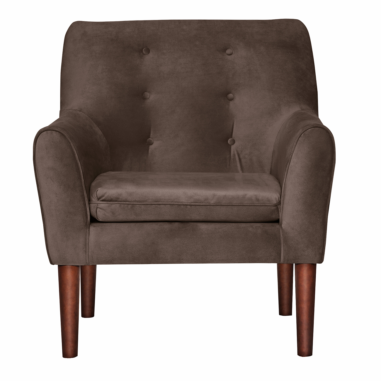 Masel - Poltrona Bergen Felpa Chocolate