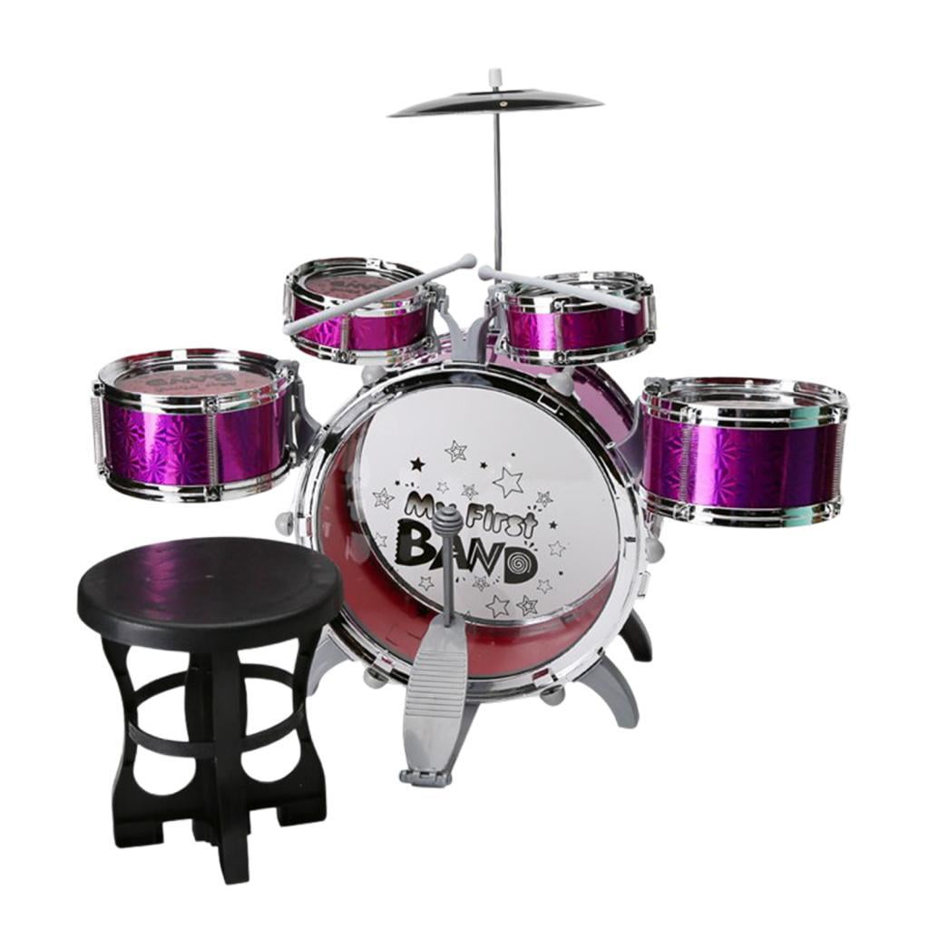 Bothyi - Kids Jazz Drum Set Juguetes De Percusión Liviana Para Regalo De Concierto De Jardín De Infantes
