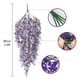 thumbnail image 5 of 2 Pcs De Plantas Artificiales Colgante Vid De Flores 80cm, 5 of 8