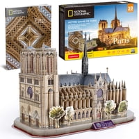 Puzle 3D Cubicfun Notre Dame De París 128 Piezas Para Niños De 8 A 10