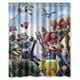 thumbnail image 1 of Cortina de ducha de la colección de anime japonés Nintendo Pikachu Mario, juego de cortina de baño con ganchos, tamaño 60 x 72 pulgadas, 1 of 3