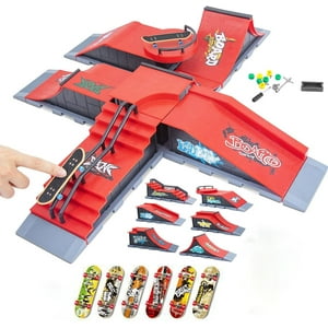 Set De Rampas Para Finger Skateboard Aaronmei 6 En 1