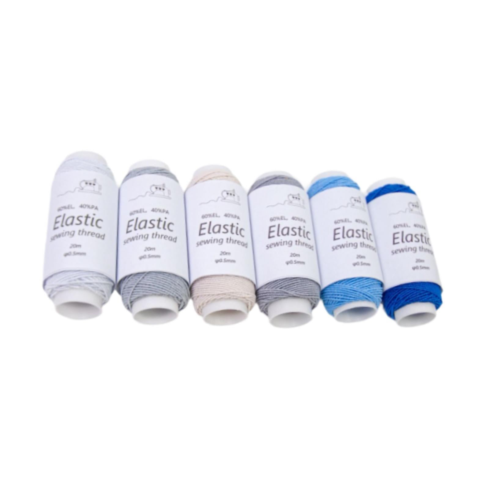 Bothyi - 6x Hilo Elástico Cordones Elásticos Fáciles De Usar Para Tejer Abalorios Manualidades D