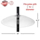 thumbnail image 2 of Squirrel Baffle Squirrel Shield, plástico, 40 cm, para comederos, 2 of 9