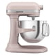 thumbnail image 1 of Batidora de pie KitchenAid de 7 cuartos de galón con forma de pluma, color rosa, 1 of 3