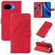 thumbnail image 4 of Funda tipo cartera con tapa para Google Pixel 10A con tarjetero, soporte y cubierta magnética Rojo, 4 of 5