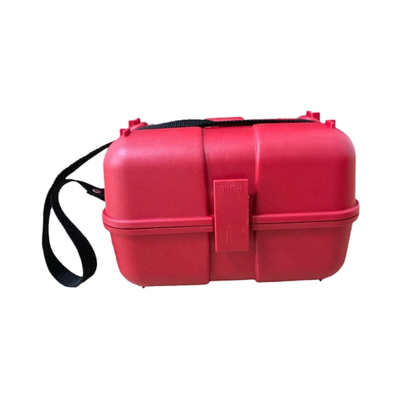 Caja De Instrumentos Topográficos Caja De Almacenamiento Ligera Y Resistente Para Instrumentos De Nivel Rojo