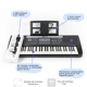 thumbnail image 5 of Teclado 61 Teclas Negro Pantalla Led Y Grabador 100 Timbres, 5 of 5