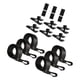 thumbnail image 4 of Kit de fijación de carrete de cobertura solar de 6 piezas, correas de carrete, 6 clips con ganchos, 6 cierre táctil, accesorios de correas de cubierta, 4 of 5