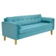thumbnail image 2 of Sofa Retro 3cg Felpa 01 Turquesa, 2 of 6