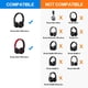 thumbnail image 2 of Almohadillas de repuesto para auriculares inalámbricos Beats Solo 2/3, 2 of 7